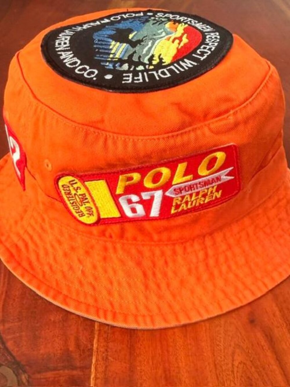 NWT POLO RALPH LAUREN 1 OF 1 SPORTSMAN EXPEDITION SHOTGUN SHELL BUCKET HAT L/XL - Picture 2 of 11